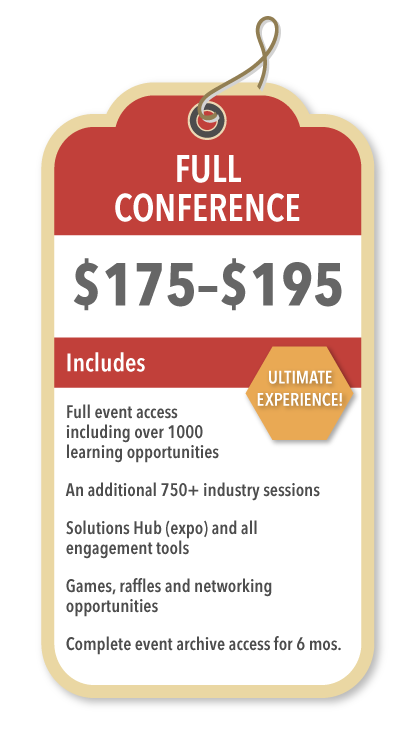 Full Conference Pricing