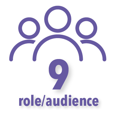 9 role/audience