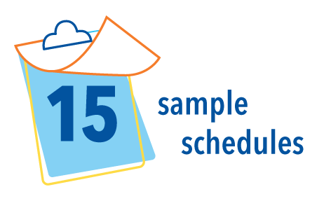 15 sample schedules
