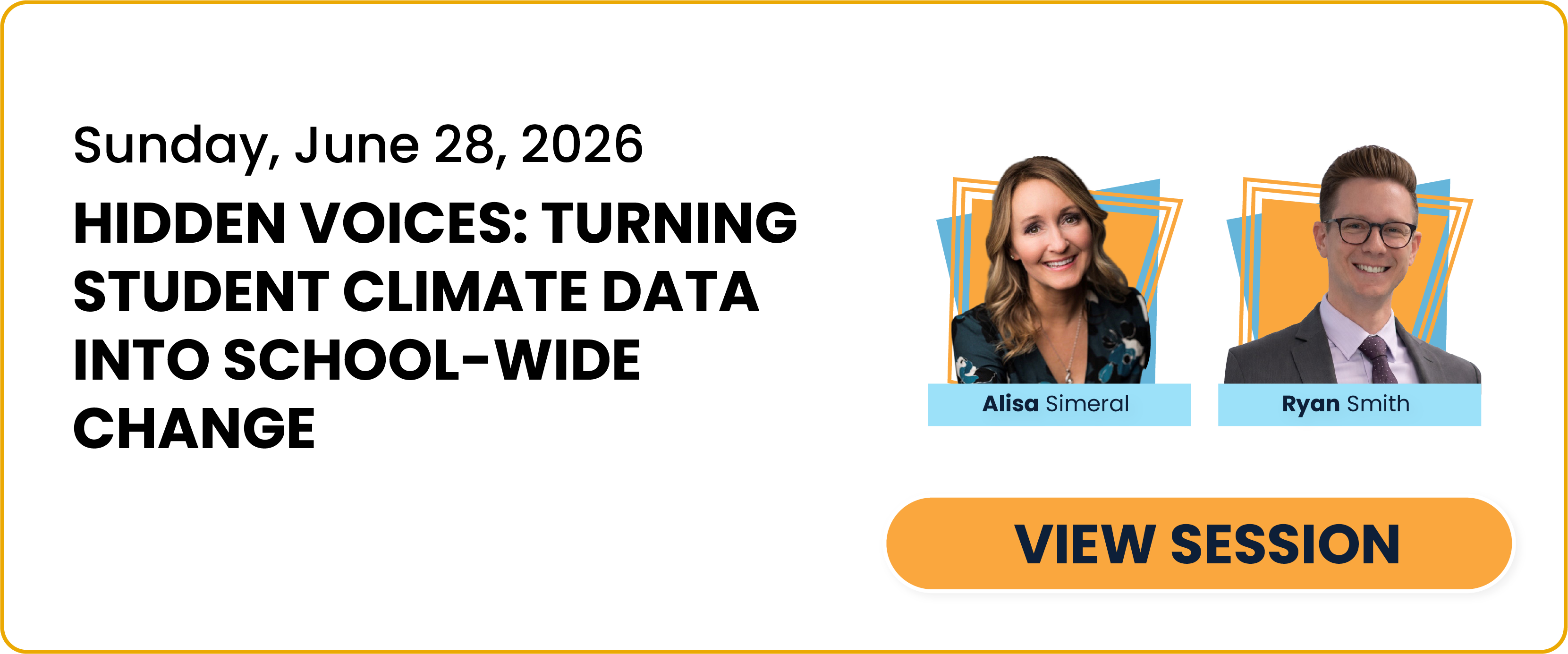Hidden Voices: Turning Student Climate Data into School-wide Change session card and link