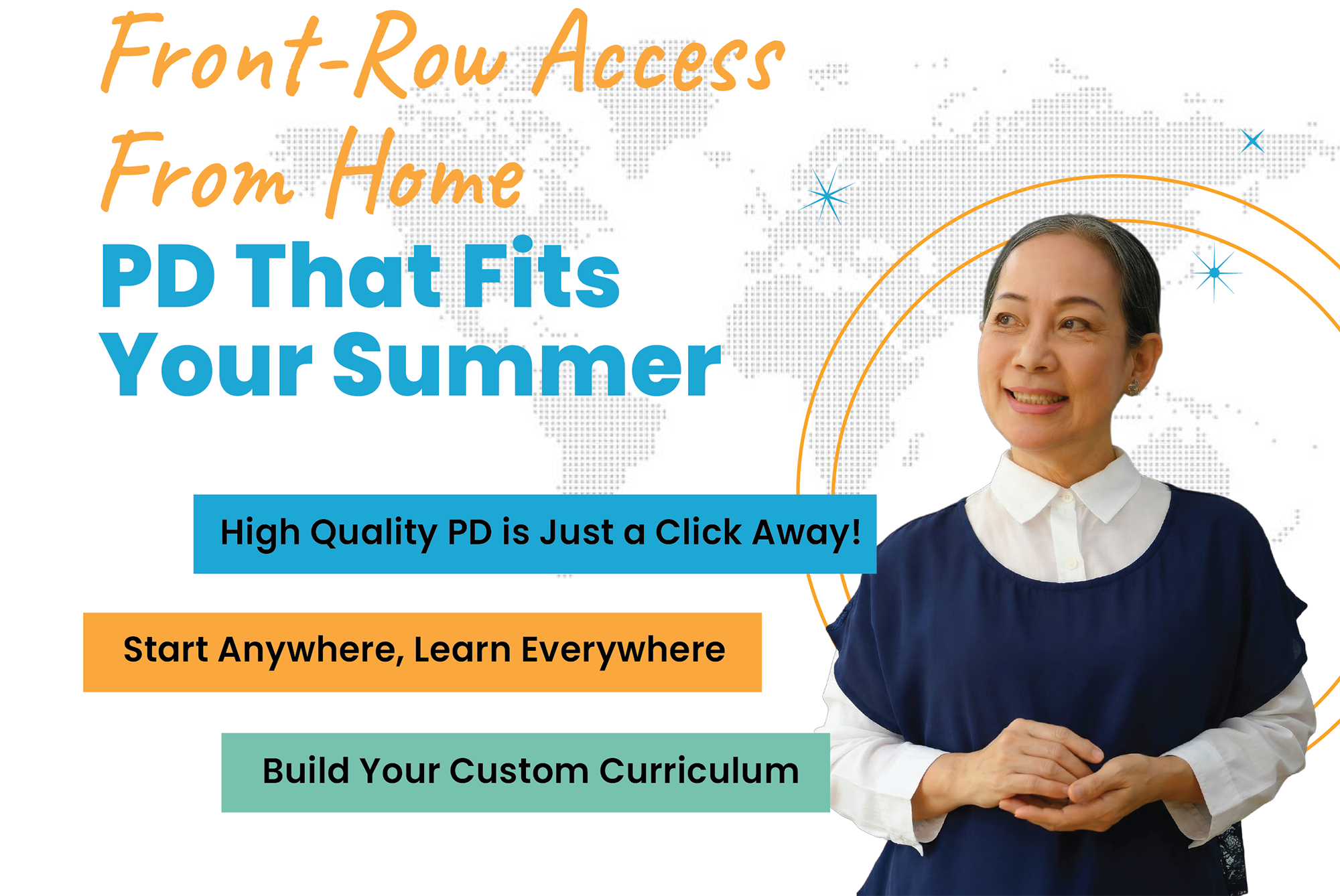 ISTELive and ASCD Annual virtual experience promotional banner for mobile