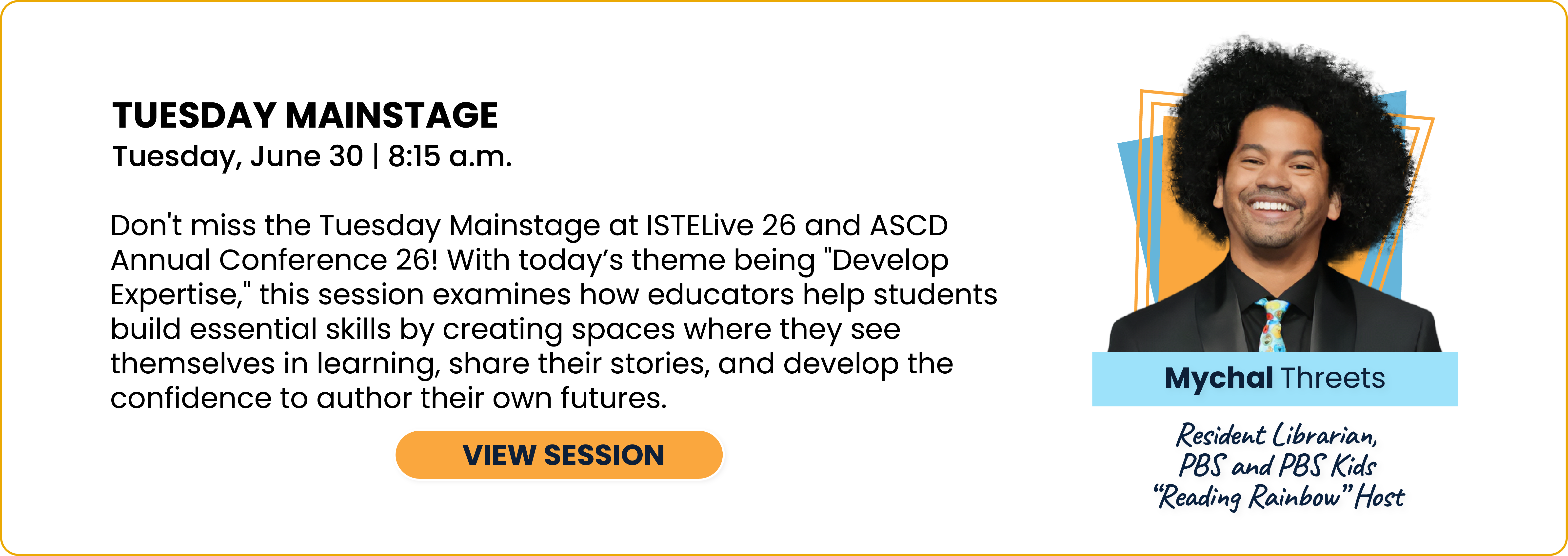 Mychal Threets Tuesday Mainstage Session Link