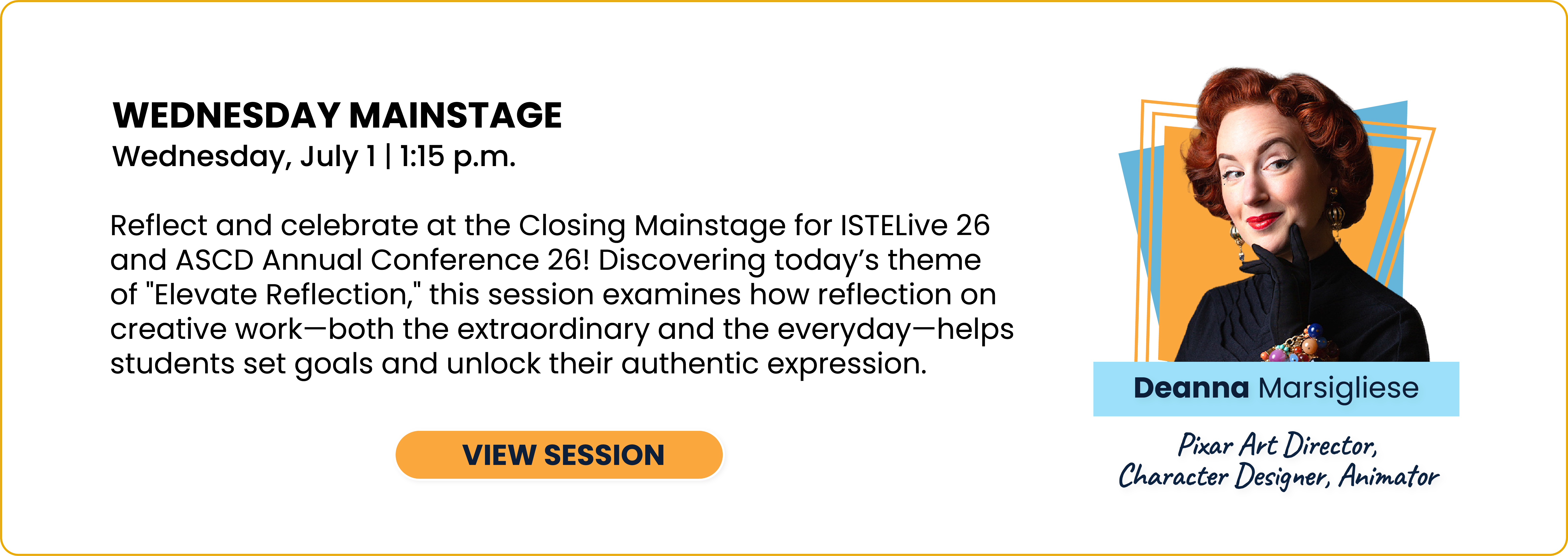 Deanna Marsigliese Wednesday Mainstage Session Link