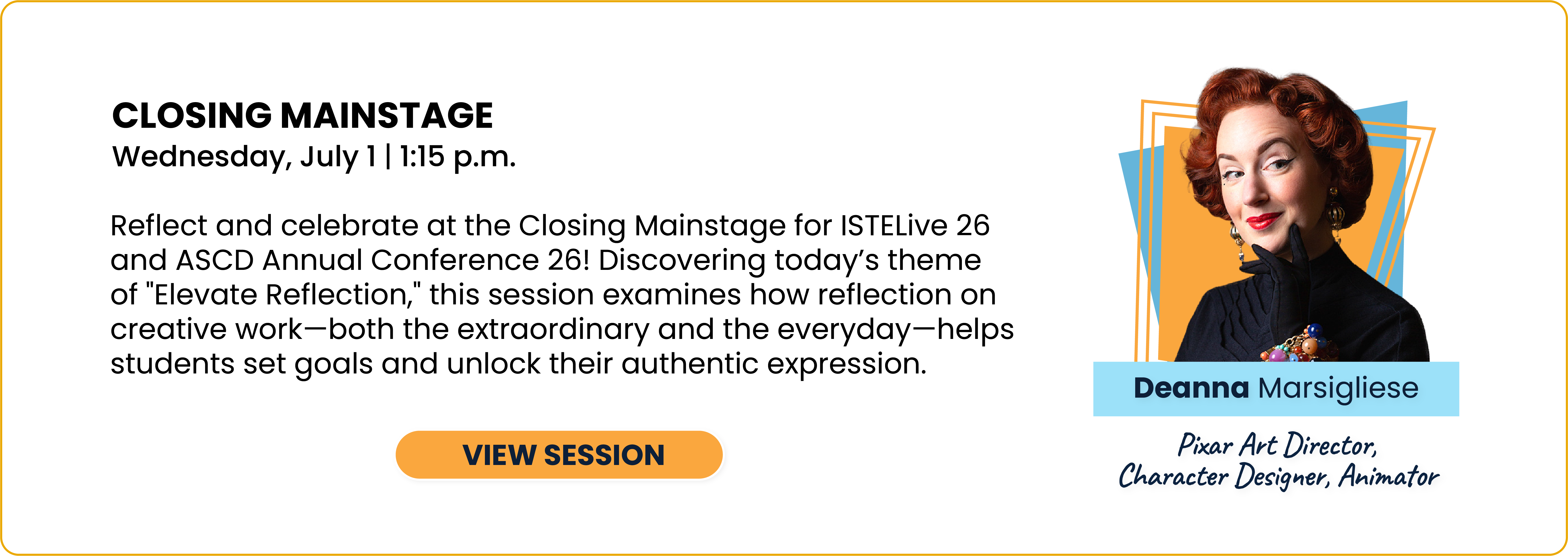 Deanna Marsigliese Wednesday Mainstage Session Link