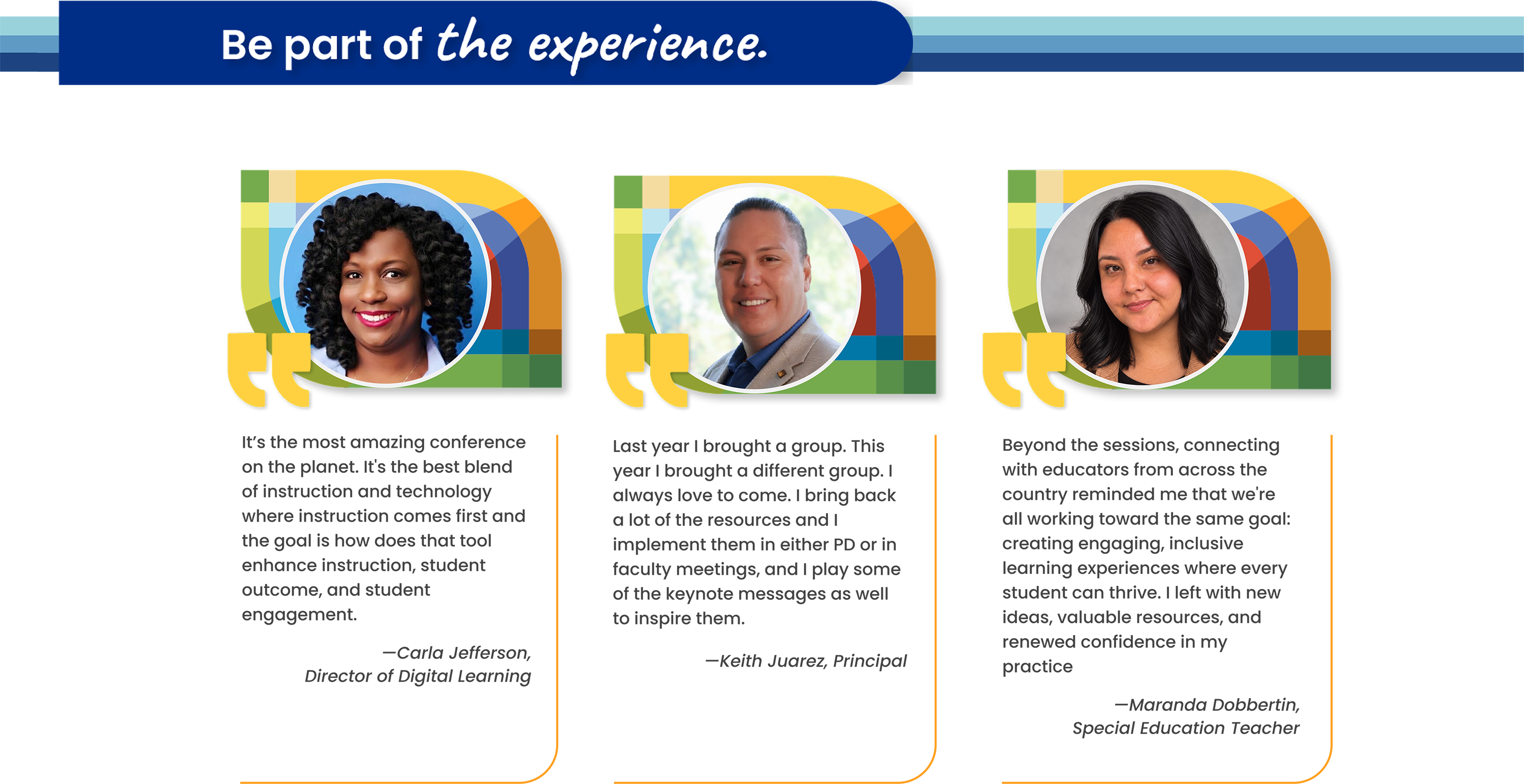 Reviews of previous ISTE conferences infographic
